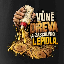 Vůně dřeva a zaschlýho lepidla - kapající lepidlo a letokruhy