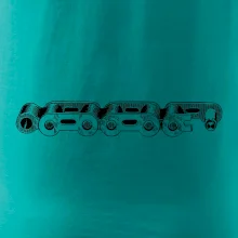 Cyklistický řetěz nákres