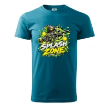 Neonový zásah splash zone paintball