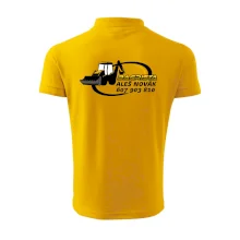 Bagrista v kruhu - vlastní nápis