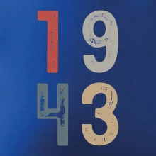 Vintage číslice 1943