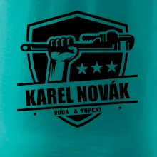 Instalatér - Erb vlastní nápis