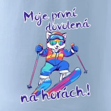 Moje první dovolená na horách modrá liška