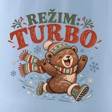 Rodinná vánoční trička - Režim turbo zimní medvídek dítě
