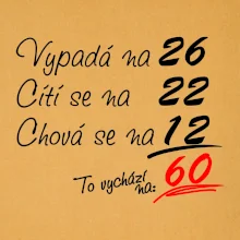 Vypadá, cítí se, chová se - 60 let Vypadá, cítí se, chová se - 60 let