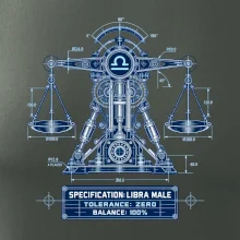 Váhy Engineering of Libra technický motiv