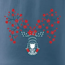 Folklor - jelen s červenými plody