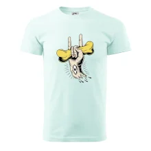 Rocková ruka kost a oko