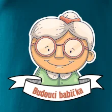 Budoucí babička kreslená
