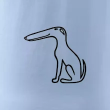 Barzoj obrys černý  (Moňas)