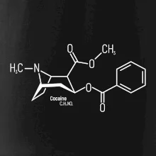 Molekulární struktura Cocaine Kokain