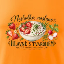 Nasladko naslano hlavně s tvarohem