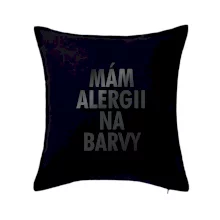 Mám alergii na barvy - černý potisk