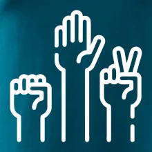 Kamen nůžky papír ikony