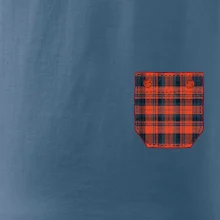 Flanelové triko červené