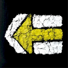 Párová turistická značka žlutá