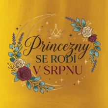 Věneček - princezny se rodí v srpnu