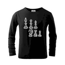 Šachové figurky kreslené