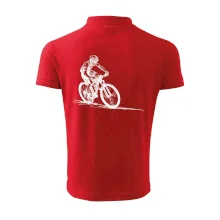 MTB kreslený cyklista