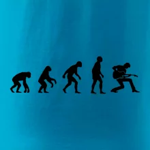 Evoluce kytarista - klečící