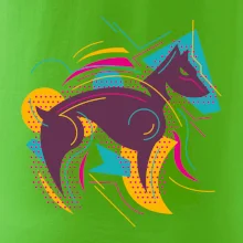 Pes abstrakce hubený