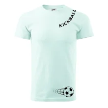 Kickball nápis šikmo