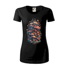 Goblincore  mushrooms and tiny creatures