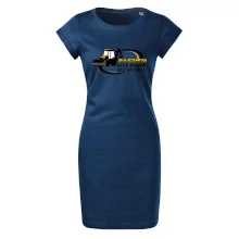 Bagrista v kruhu - vlastní nápis