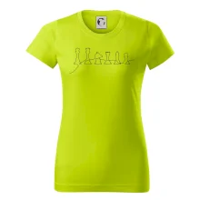 Šachové figurky v řadě - obrys