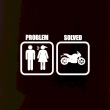 Problém silniční motorka