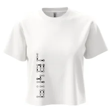 Biker nápis na výšku řetěz