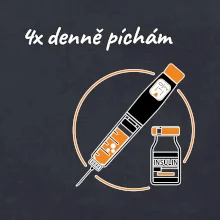 4x denně píchám Insulin