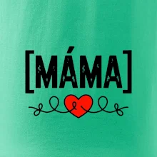 Nápis máma a srdce