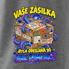 Vaše zásilka byla odeslána do jiné dimenze
