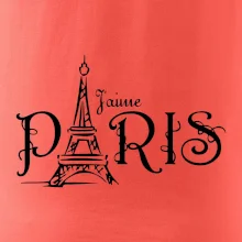 Paris nápis Eiffelovka rovný