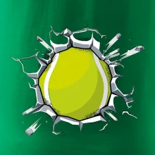 Tenisový míč v triku