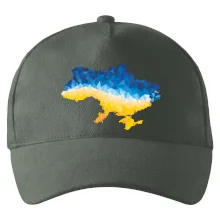 Mapa Ukrajiny polygony