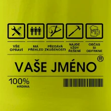 Vaše jméno - čárový kód