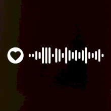 Zamilovaný Spotify kód na prsu