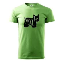 Jorkšírský teriér - Yorkie - Nápis v těle