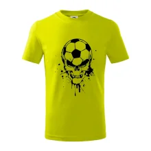 Fotbal lebka splash Fotbal lebka splash