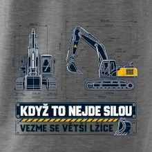 Když to nejde silou vezme se větší lžíce