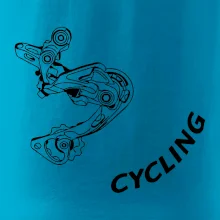 Cycling nápis šikmo