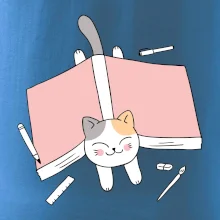 Učení na státnice kočka