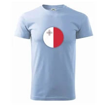 Vlajka Malta kulatá velká