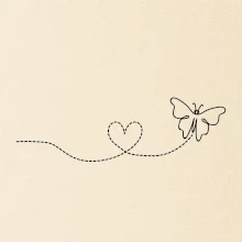 Dráha letu motýla - srdce