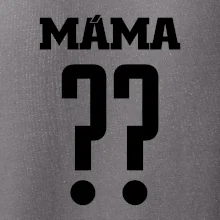 Máma - dres se jménem a číslem