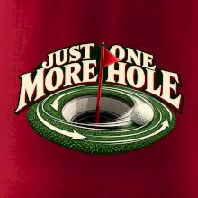 Just one more hole golfový green