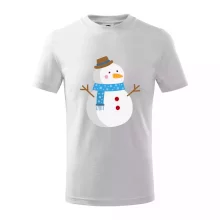 Sněhulák se šálou