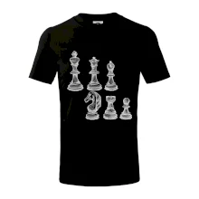 Šachové figurky kreslené